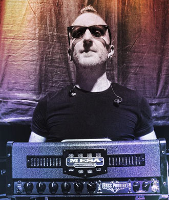 Joel Bruyere of Thousand Foot Krutch rocked his new Prodigy at Aftershock Fest